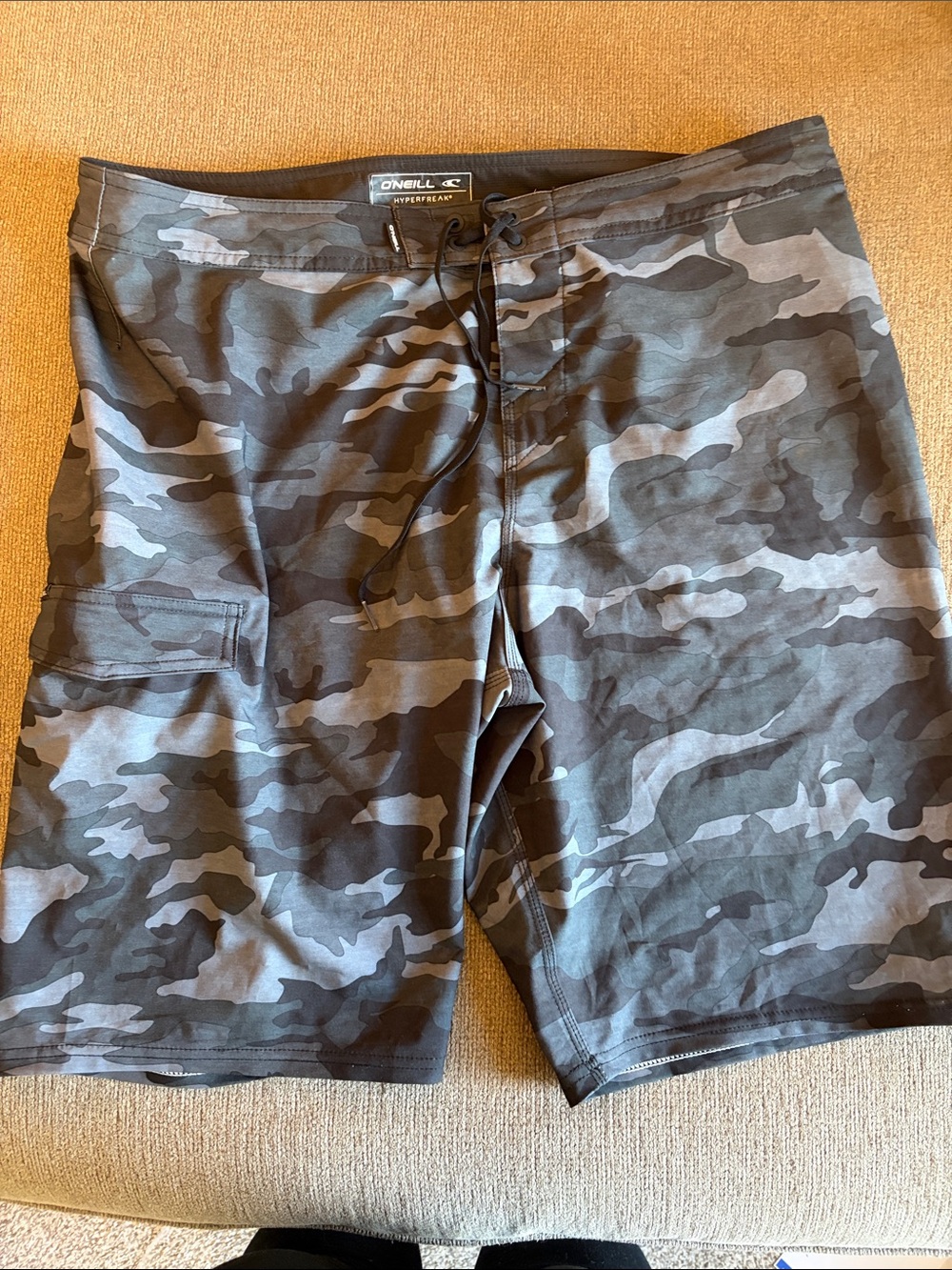 O'Neill Men's Gray Camouflage Board Shorts